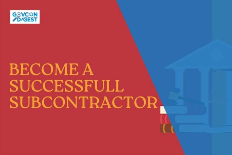 GovCon Digest- Become a GovCon Subcontractor