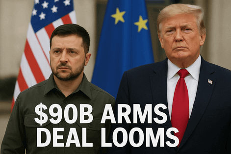 Zelensky, Trump & Europe -90B Arms Deal Looms