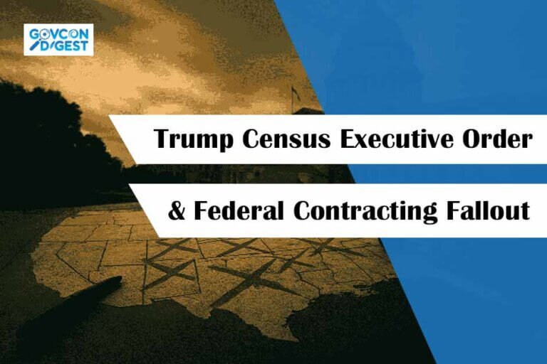 Trump Census Executive Order & Federal Contracting Fallout