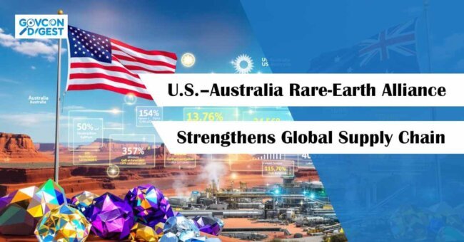U.S.–Australia Rare-Earth Alliance Strengthens Global Supply Chain