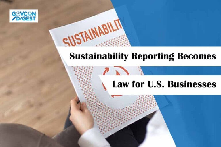 Sustainability Reporting Becomes Law for U.S. Businesses