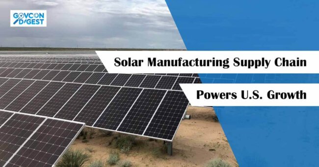 Solar Manufacturing Supply Chain Powers U.S. Growth