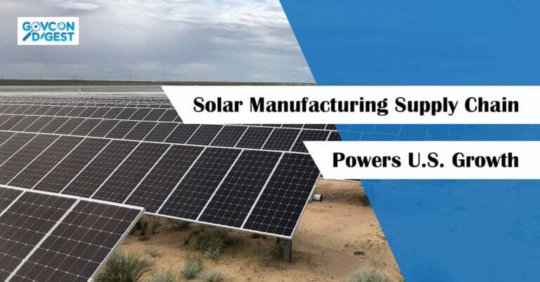 Solar Manufacturing Supply Chain Powers U.S. Growth