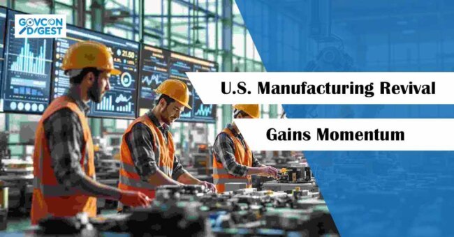 U.S. Manufacturing Revival Gains Momentum