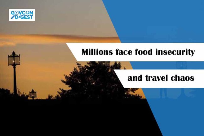 Millions face food insecurity and travel chaos as U.S. government shutdown stretches