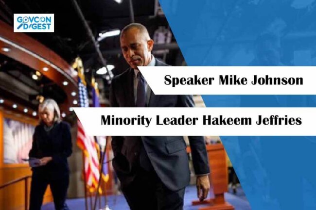 Speaker Mike Johnson and Minority Leader Hakeem Jeffries are strained by politics
