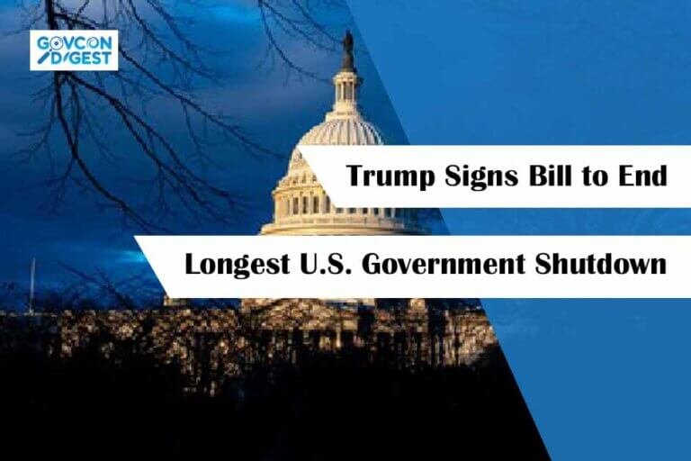 Trump Signs Bill to End Longest U.S. Government Shutdown