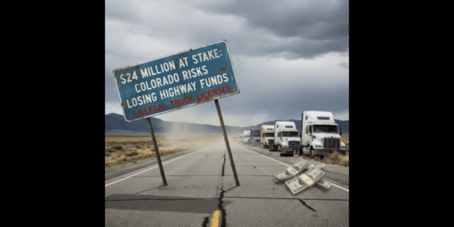 $24M at Stake Colorado Risks Losing Highway Funds Over Illegal Truck Licenses