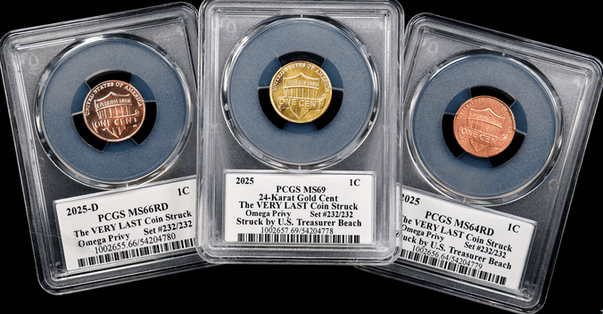 Last US Pennies Sell for $16.7 Million in Historic Auction Finale