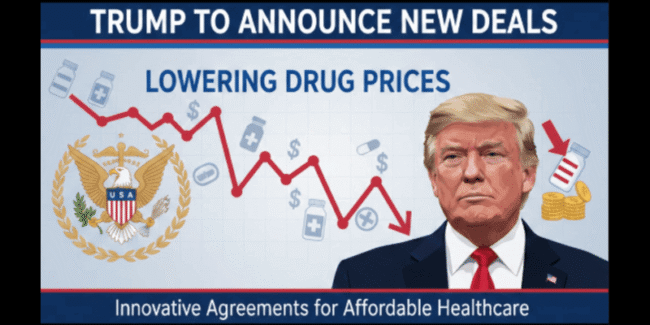 Trump to Announce New Deals Aimed at Lowering Drug Prices