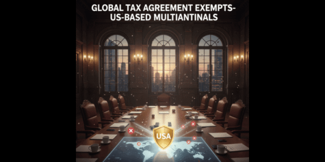 Global Tax Agreement Exempts US-Based Multinationals