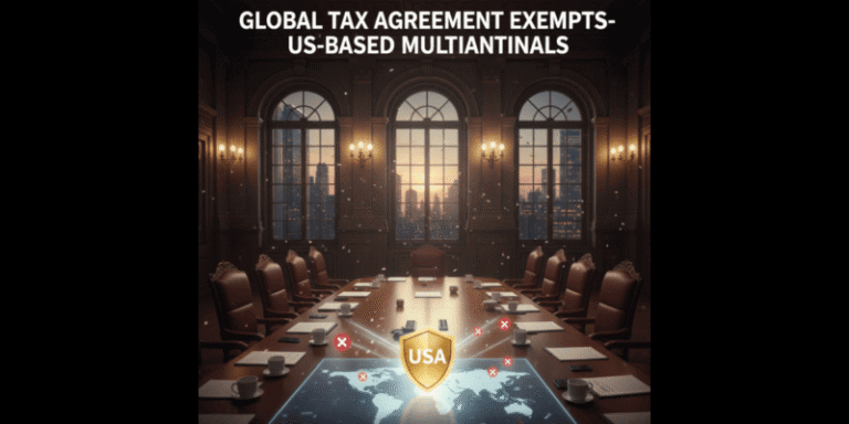 Global Tax Agreement Exempts US-Based Multinationals