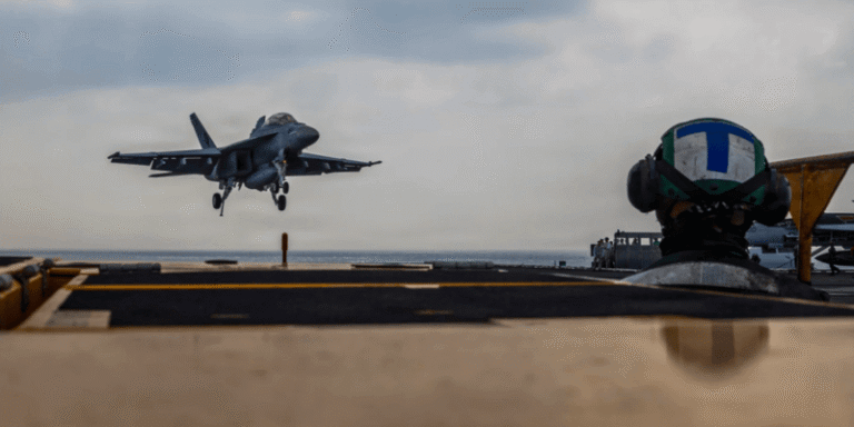 US aircraft carrier arrives in the Middle East to Bolster Regional Security