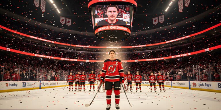 Jack Hughes Celebrated in Emotional Devils Homecoming