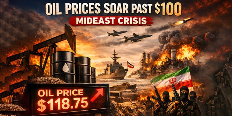 Oil costs surge the highest since 2022 on Iran War