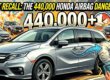 More than 440,000 minivans in US recalled by Honda over faulty deployment of airbags