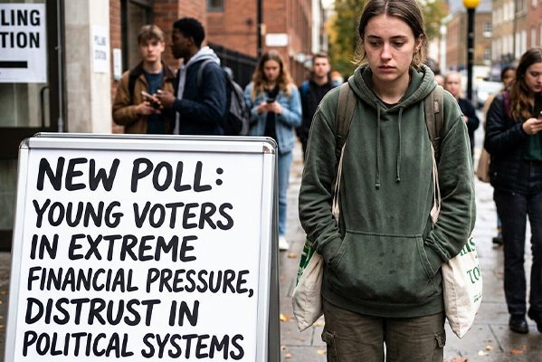 Young voters in extreme financial pressure, distrust in political systems in new poll