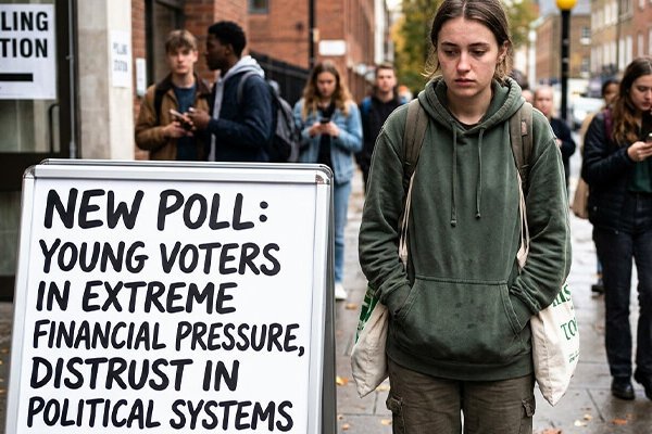 Young voters in extreme financial pressure, distrust in political systems in new poll