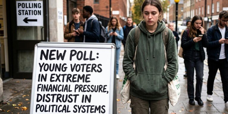 Young voters in extreme financial pressure, distrust in political systems in new poll