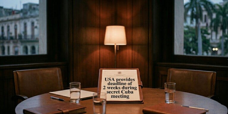USA provides deadline of 2 weeks during secret Cuba meeting