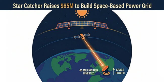 Star Catcher Raises $65M to Build Space-Based Power Grid