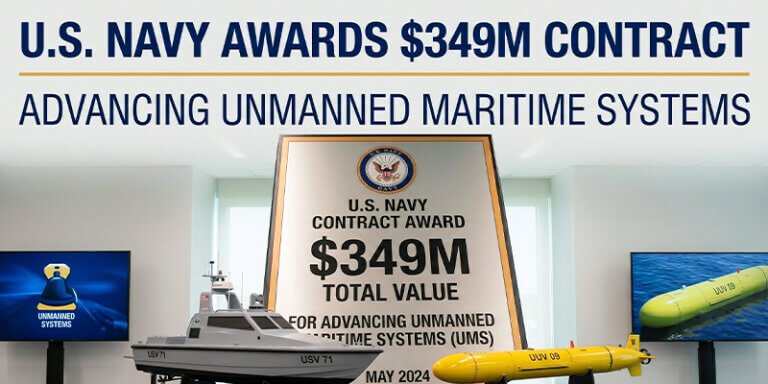 U.S. Navy Awards $349M Contract to Advance Unmanned Maritime Systems