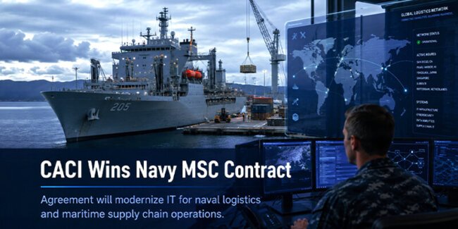 CACI Secures Major CACI Navy MSC contract to Overhaul integrated business systems