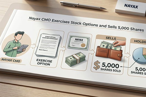 Nayax CMO Exercises Stock Options and Sells 5,000 Shares