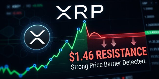 XRP Faces Strong Resistance Near $1.46