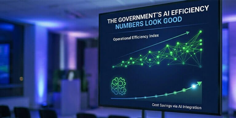 The government’s AI efficiency numbers look good