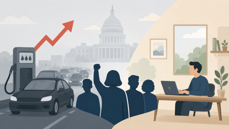 Federal Employee Union Pushes for Telework Return as Gas Prices Rise