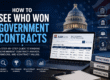 How to See Who Won Government Contracts.