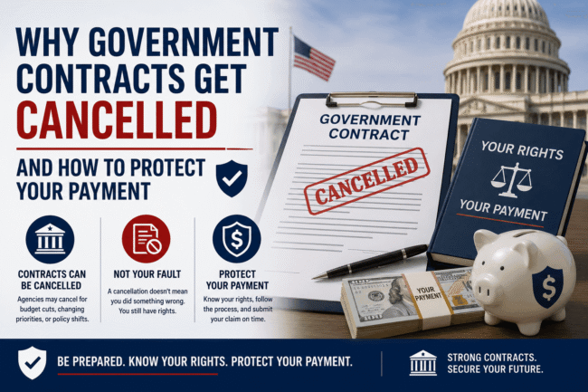 Why the Government Cancels Contracts Why the Government Cancels Contracts