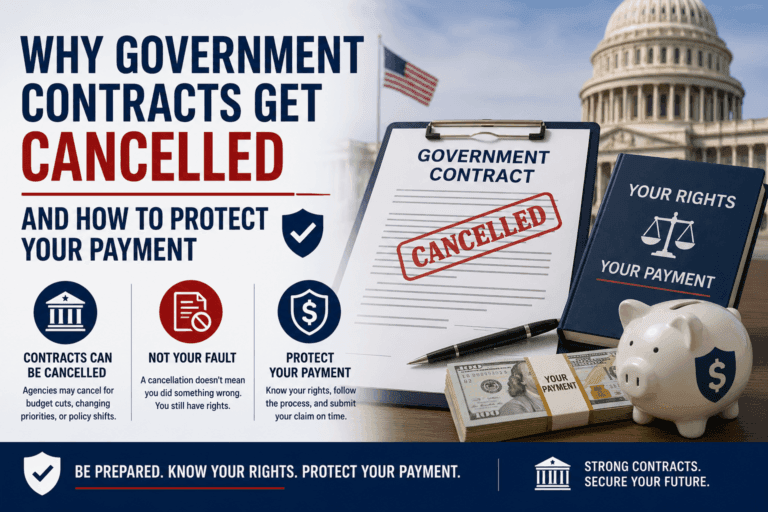 Why the Government Cancels Contracts