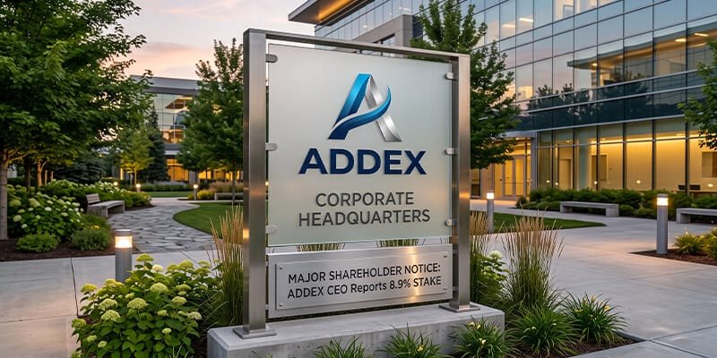 Addex CEO Reports 8.9% Stake