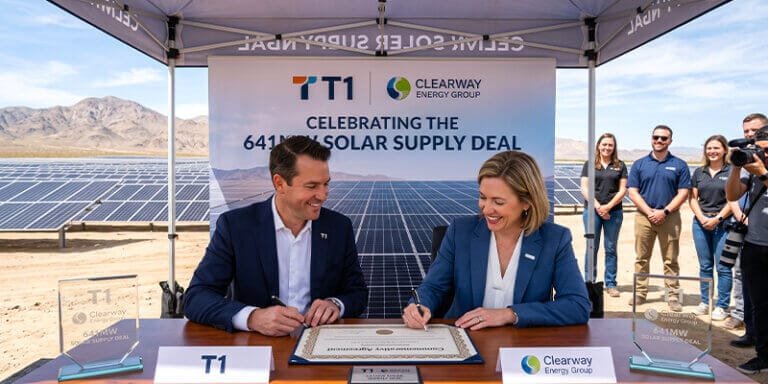T1, Clearway Sign 641MW Solar Supply Deal